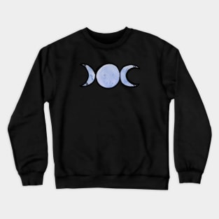 Triple Moon Symbol Crewneck Sweatshirt